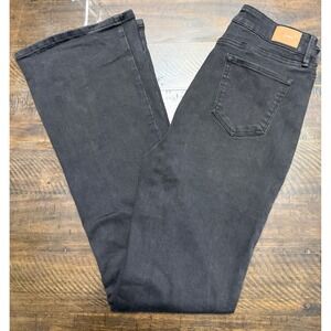 Flying Banana Women's Black Bootcut Jeans Size 10L Stretch Denim Long Inseam